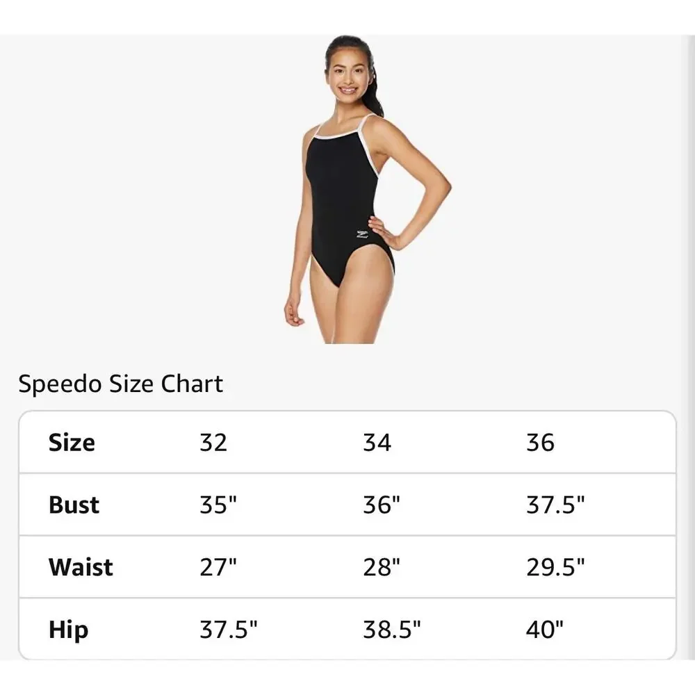 NWT Speedo Size 8/34 Women’s Swimsuit